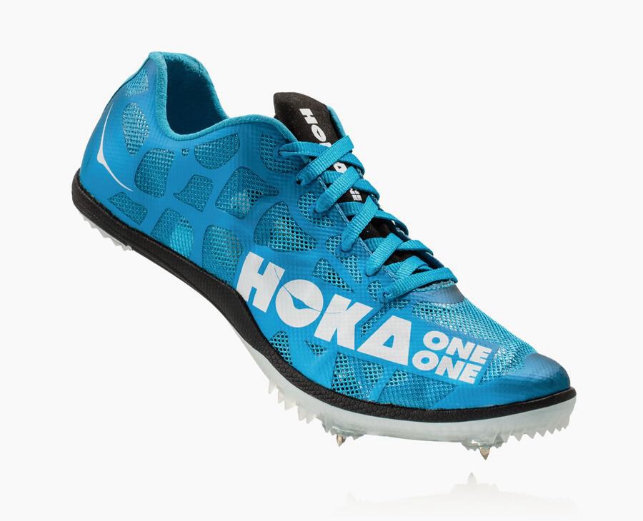 Hoka One One Spikes Dame - Rocket X - Blå/Hvide - 958207TNW